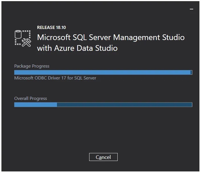 Quá trình cài đặt SQL Server Management Studio