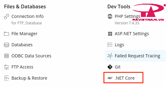 Hướng dẫn sử dụng .NET Toolkit trên dịch vụ Window Hosting - ảnh 2